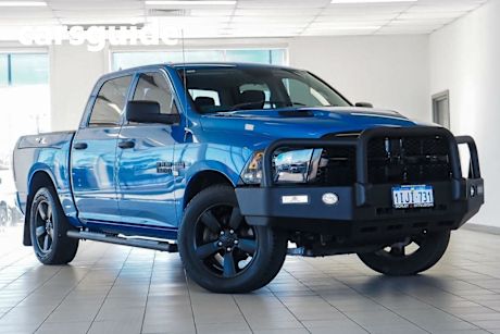 Blue 2022 Ram 1500 Ute Tray Express Crew Cab SWB RamBox