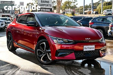 Red 2023 Kia EV6 Wagon GT-Line RWD (without Sunroof)