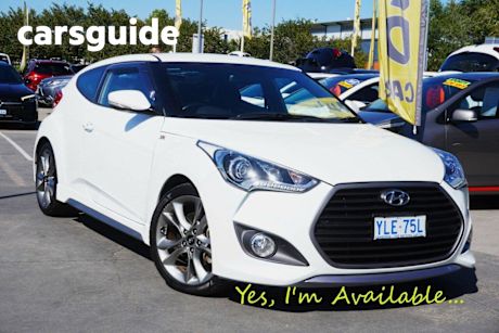 White 2015 Hyundai Veloster Hatch SR Coupe D-CT Turbo