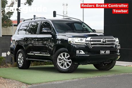 Black 2021 Toyota Landcruiser Wagon LC200 Sahara (4X4)