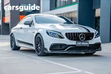 White 2018 Mercedes-Benz C63 Coupe S