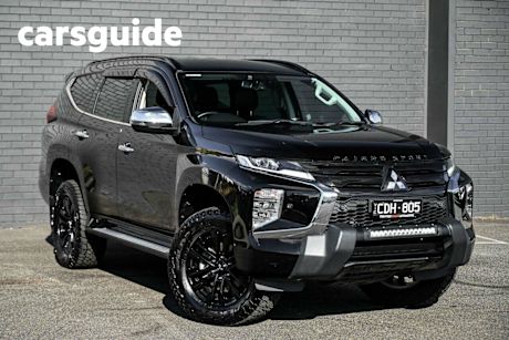 Black 2022 Mitsubishi Pajero Sport Wagon GSR (4WD) 7 Seat