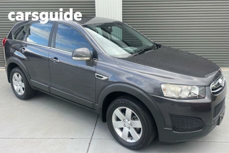 Grey 2014 Holden Captiva Wagon 7 LS (fwd)