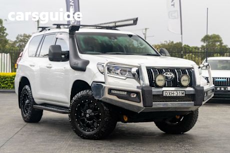 White 2018 Toyota Landcruiser Prado Wagon GXL (4X4)