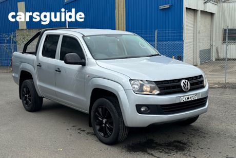 Silver 2015 Volkswagen Amarok Dual Cab Utility TDI400 (4X4)