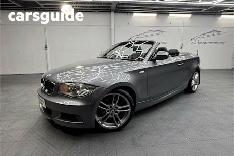 Grey 2011 BMW 120I Convertible