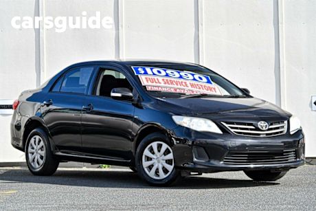 Black 2011 Toyota Corolla Sedan Ascent