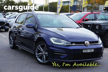 Blue 2019 Volkswagen Golf Hatchback 110 TSI Highline