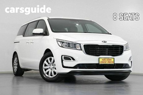 White 2019 Kia Carnival Wagon S