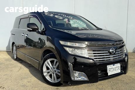 Black 2010 Nissan Elgrand Wagon Rider