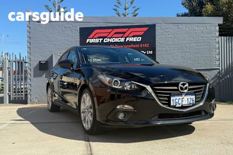 Black 2015 Mazda Mazda3 Sedan