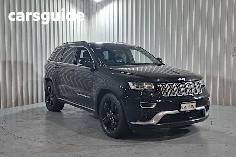 Black 2015 Jeep Grand Cherokee Wagon Summit Platinum (4X4)