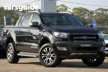 Black 2016 Ford Ranger Dual Cab Pick-up Wildtrak 3.2 (4X4)