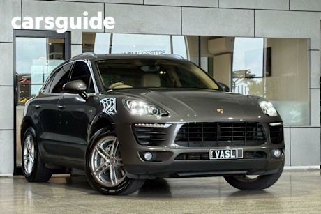 Grey 2014 Porsche Macan Wagon S Diesel
