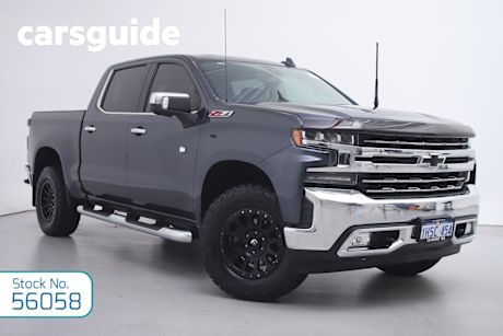 Grey 2020 Chevrolet Silverado Crew Cab Utility 1500 LTZ Premium Tech Pack