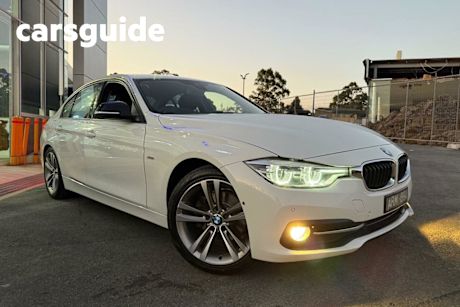 White 2018 BMW 320D Sedan Sport Line