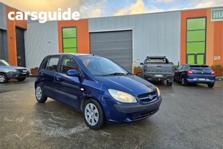 Blue 2007 Hyundai Getz Hatchback S