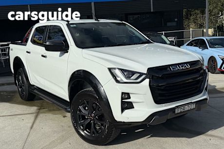 White 2023 Isuzu D-MAX Crew Cab Utility X-Terrain (4X4)