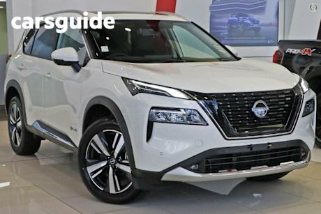 White 2025 Nissan X-Trail Wagon TI (4WD) E-Power (hybrid)