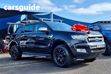 Black 2016 Ford Ranger Dual Cab Utility XLT 3.2 (4X4)