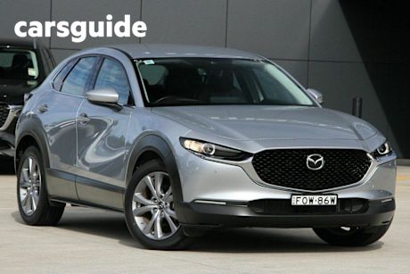 Silver 2023 Mazda CX-30 Wagon G20E Evolve M HYB Vision (fwd)