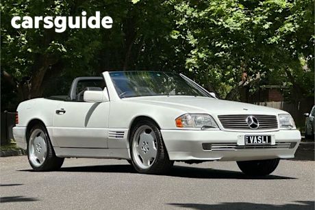 White 1993 Mercedes-Benz 500 Convertible SL