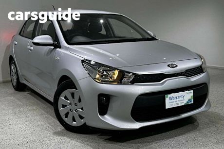 Silver 2020 Kia RIO Hatchback S