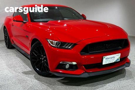 Red 2017 Ford Mustang Coupe Fastback GT 5.0 V8