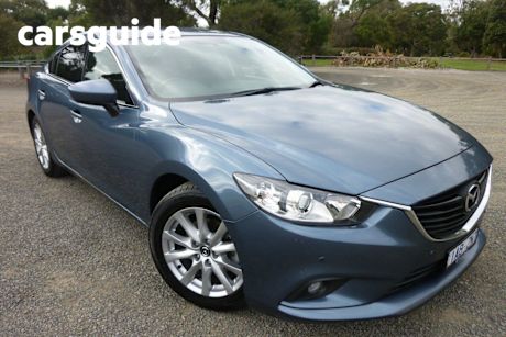 Blue 2013 Mazda 6 Sedan Touring