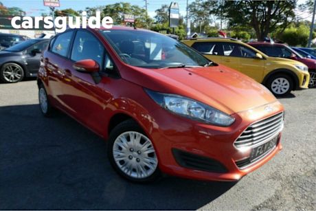 Orange 2014 Ford Fiesta Hatchback Ambiente