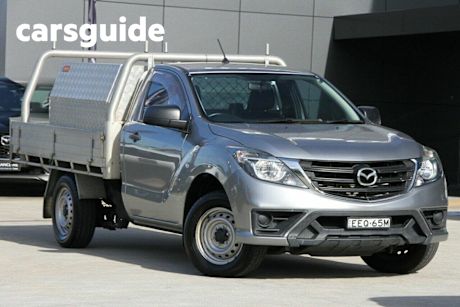 Silver 2018 Mazda BT-50 Cab Chassis XT (4X2)