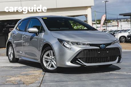 Silver 2022 Toyota Corolla Hatchback Ascent Sport Hybrid