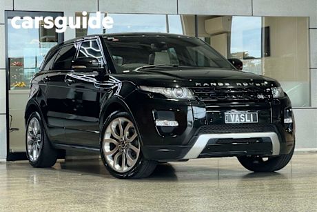 Black 2013 Land Rover Range Rover Evoque Wagon SD4 Dynamic