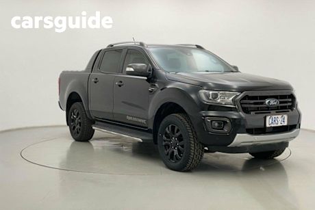 Black 2020 Ford Ranger Double Cab Pick Up Wildtrak 2.0 (4X4)