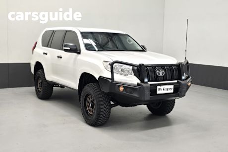 White 2019 Toyota Landcruiser Prado Wagon GX 7 Seat (4X4)