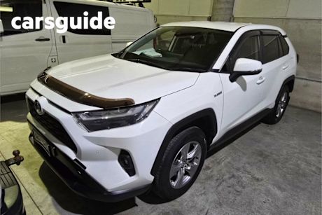 White 2022 Toyota RAV4 Wagon GX (2WD) Hybrid