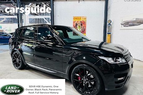 Black 2014 Land Rover Range Rover Sport Wagon SDV8 HSE Dynamic