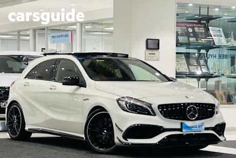 White 2017 Mercedes-Benz A45 Hatchback 4Matic