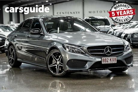 Grey 2016 Mercedes-Benz C200 Sedan