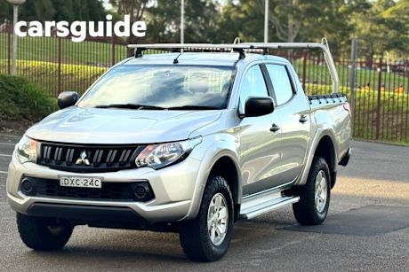 Silver 2018 Mitsubishi Triton Dual Cab Utility GLX Plus (4X4)