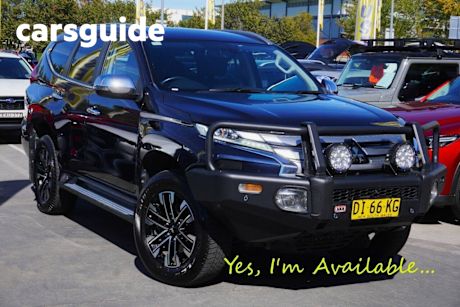Blue 2021 Mitsubishi Pajero Sport Wagon Exceed (4X4) 7 Seat