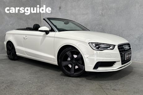 White 2015 Audi A3 Cabriolet 1.8 Tfsi Ambition