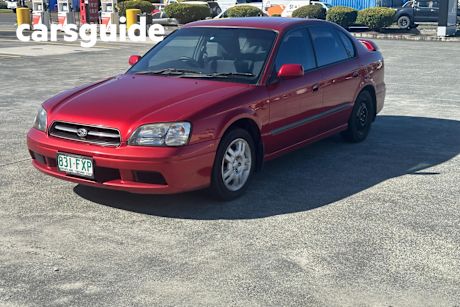Red 2000 Subaru Liberty Sedan GX (awd)