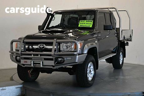 Grey 2021 Toyota Landcruiser 70 Series Double Cab Chassis GXL