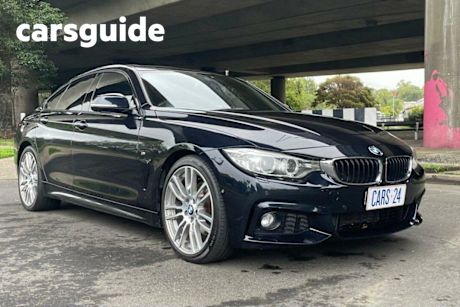 Blue 2017 BMW 430I Coupe Gran Coupe M Sport