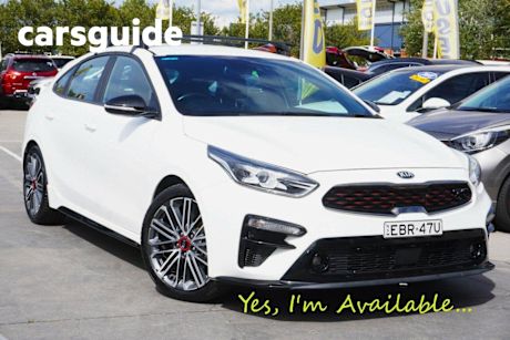 White 2019 Kia Cerato Hatchback GT (turbo)