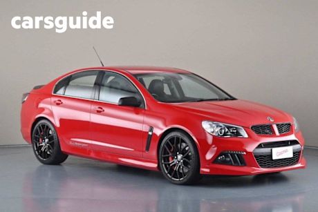 Red 2014 HSV Clubsport Sedan R8