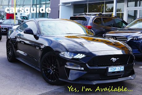 Black 2018 Ford Mustang Coupe Fastback GT 5.0 V8