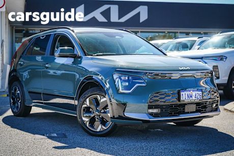 Green 2024 Kia Niro Wagon EV GT-Line Black C Pillar