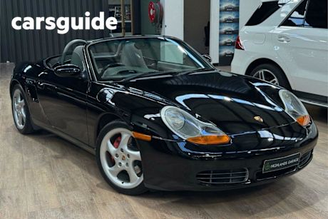 Black 2001 Porsche Boxster Roadster S